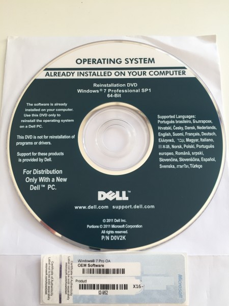 Windows 7 Professional 64-Bit inkl. DVD